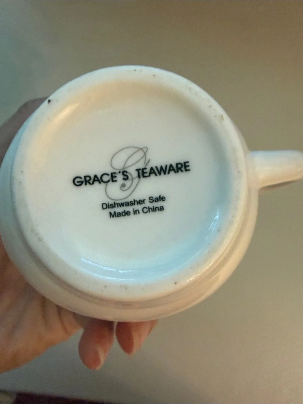 Grace Teaware porcelain Floral Creamer Pitcher - multi poppy pattern